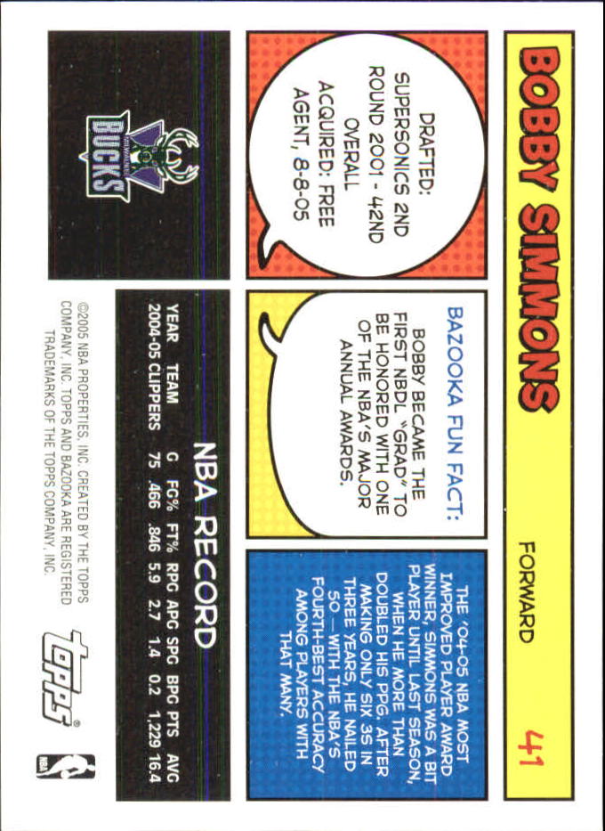 B6670- 2005-06 Bazooka Minis Basketball #s 1-220 -You Pick- 15+ FREE US SHIP - Picture 25 of 419