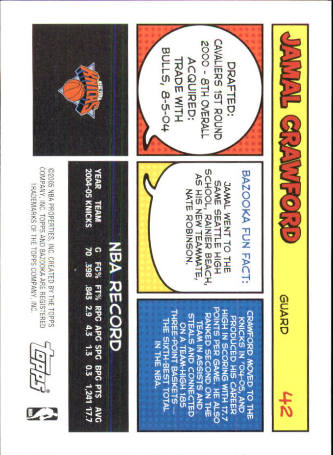 B6670- 2005-06 Bazooka Minis Basketball #s 1-220 -You Pick- 15+ FREE US SHIP - Picture 247 of 419