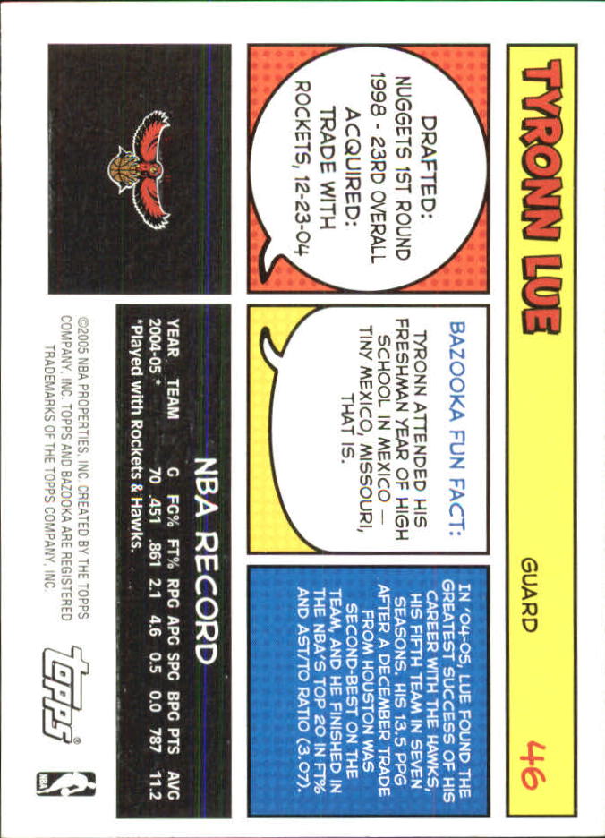 B6670- 2005-06 Bazooka Minis Basketball #s 1-220 -You Pick- 15+ FREE US SHIP - Picture 29 of 419