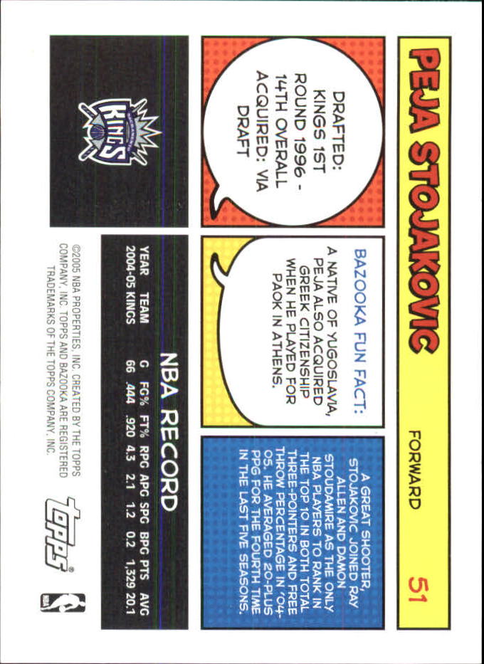B6670- 2005-06 Bazooka Minis Basketball #s 1-220 -You Pick- 15+ FREE US SHIP - Picture 163 of 419