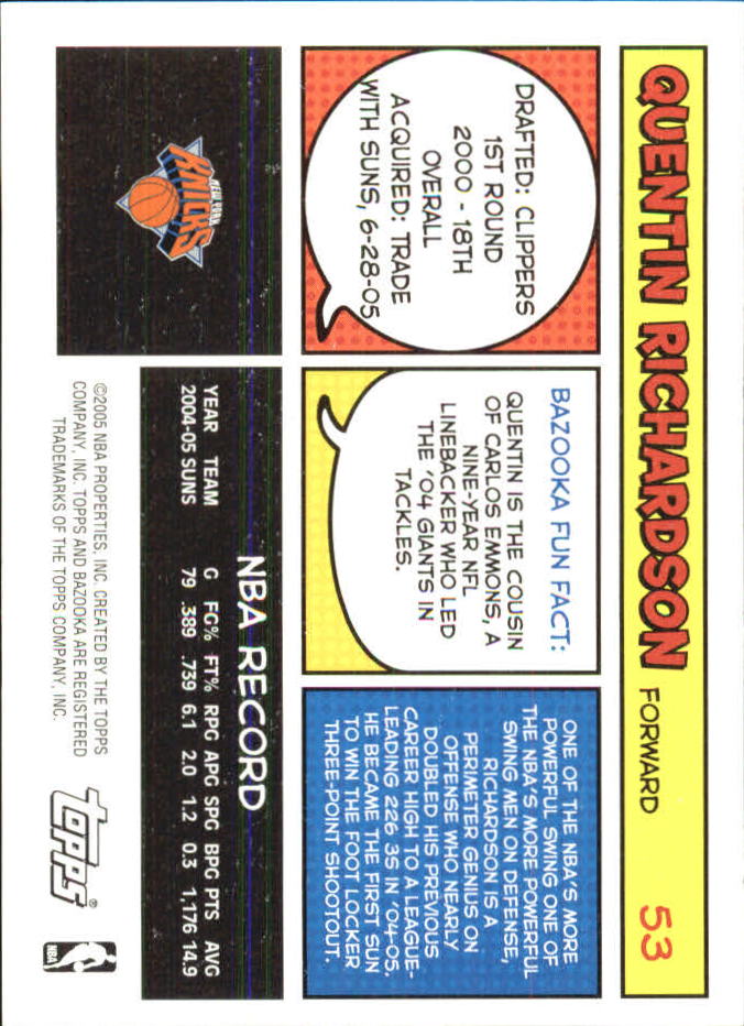 B6670- 2005-06 Bazooka Minis Basketball #s 1-220 -You Pick- 15+ FREE US SHIP - Picture 31 of 419