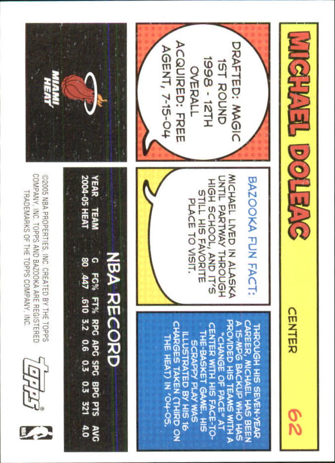B6670- 2005-06 Bazooka Minis Basketball #s 1-220 -You Pick- 15+ FREE US SHIP - Picture 39 of 419