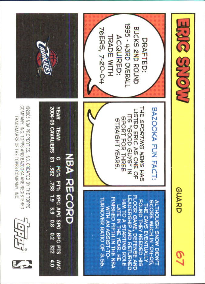 B6670- 2005-06 Bazooka Minis Basketball #s 1-220 -You Pick- 15+ FREE US SHIP - Picture 43 of 419