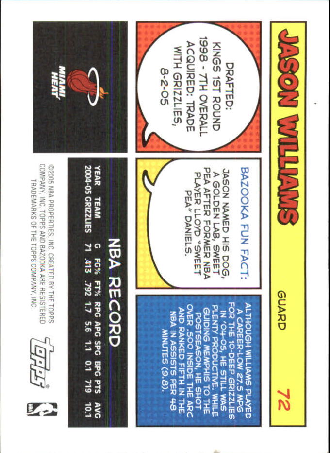 B6670- 2005-06 Bazooka Minis Basketball #s 1-220 -You Pick- 15+ FREE US SHIP - Picture 353 of 419