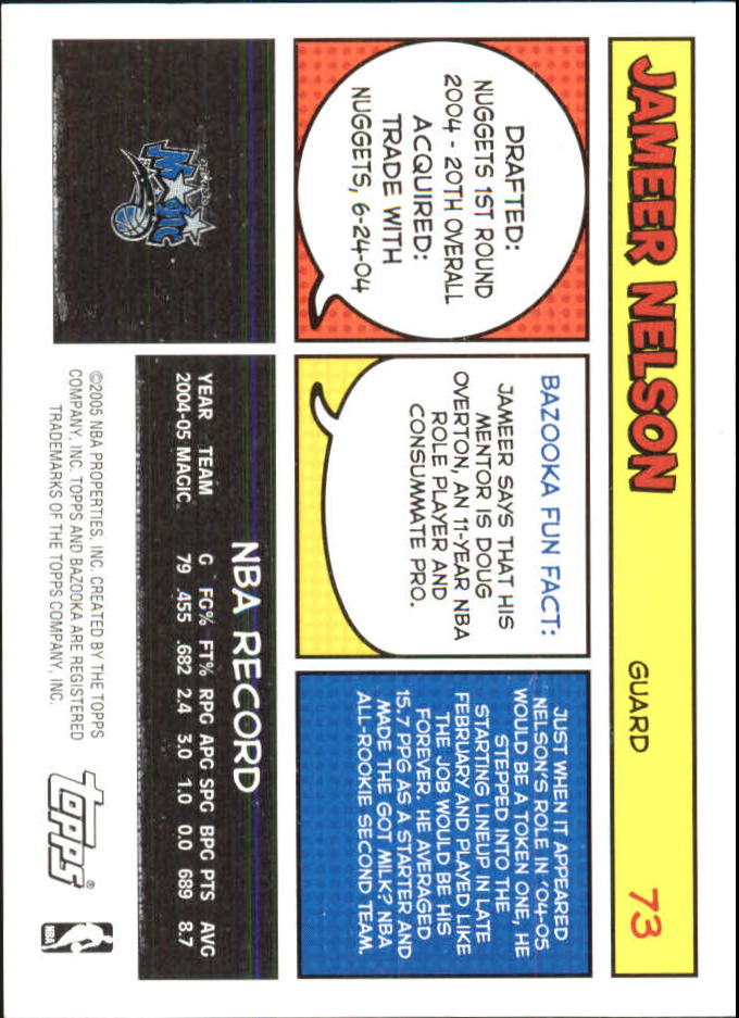 B6670- 2005-06 Bazooka Minis Basketball #s 1-220 -You Pick- 15+ FREE US SHIP - Picture 45 of 419