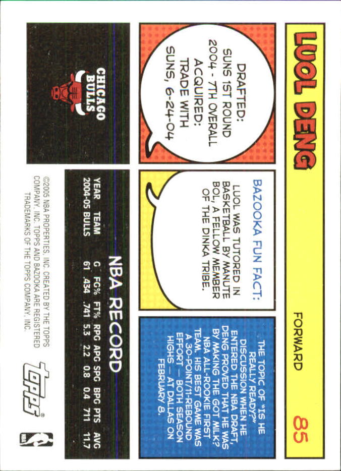 B6670- 2005-06 Bazooka Minis Basketball #s 1-220 -You Pick- 15+ FREE US SHIP - Picture 189 of 419