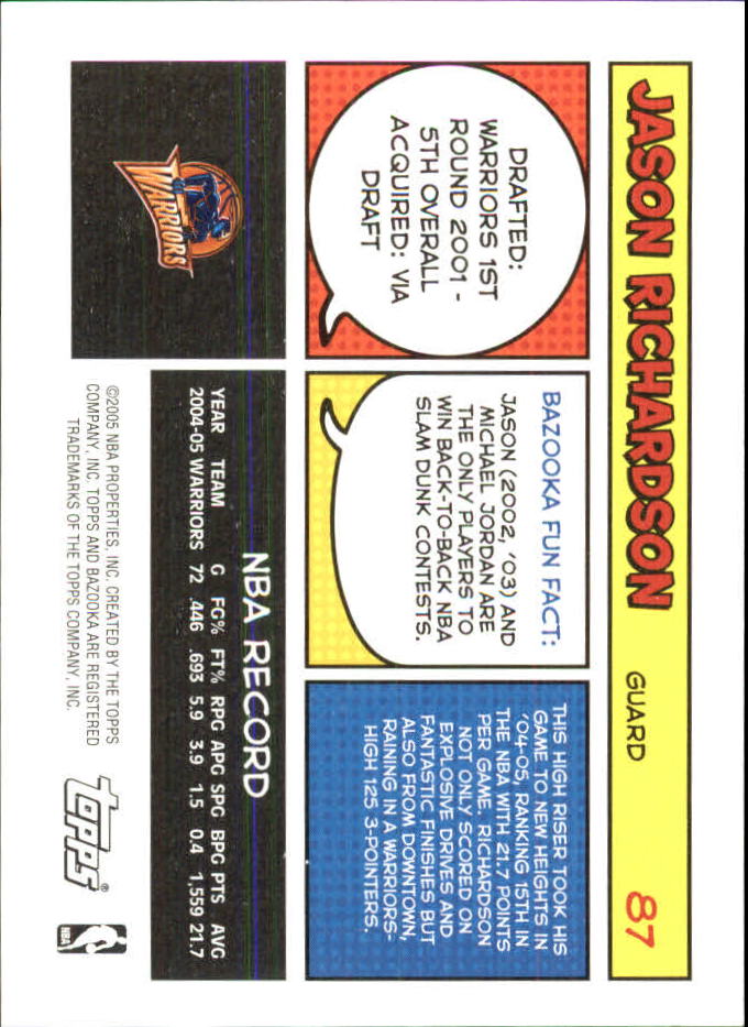 B6670- 2005-06 Bazooka Minis Basketball #s 1-220 -You Pick- 15+ FREE US SHIP - Picture 253 of 419