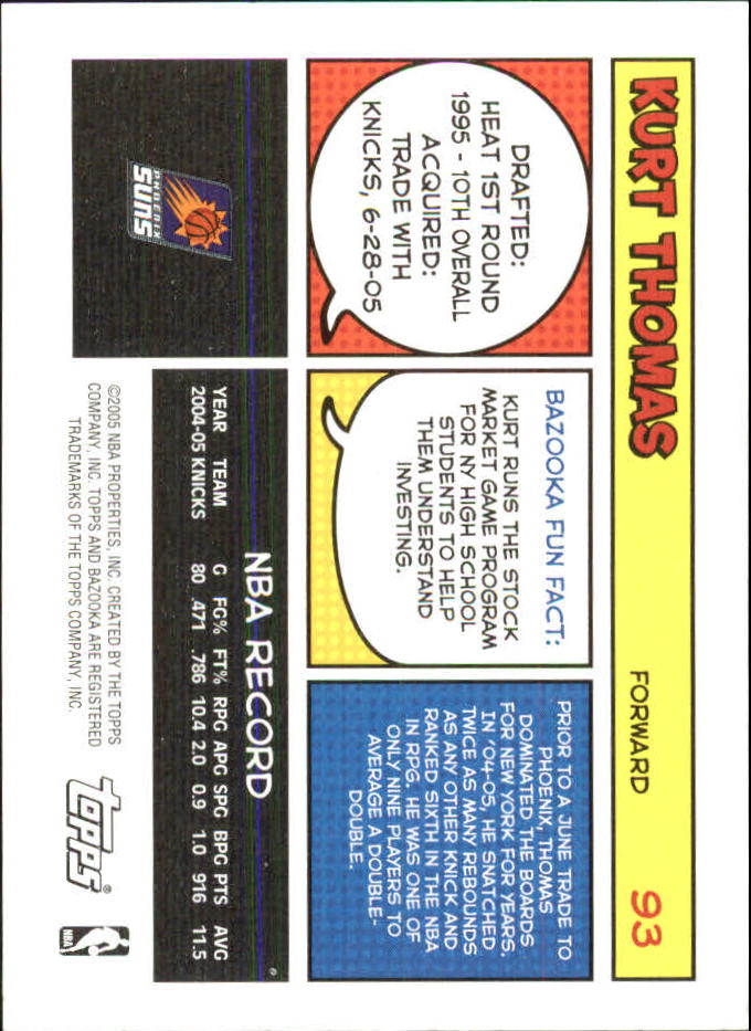 B6670- 2005-06 Bazooka Minis Basketball #s 1-220 -You Pick- 15+ FREE US SHIP - Picture 61 of 419