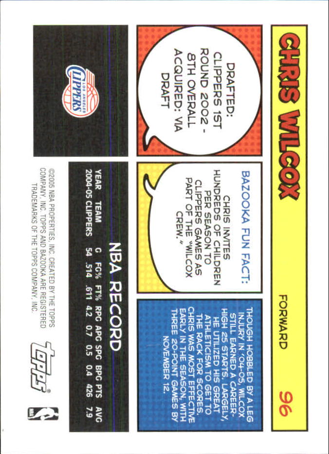 B6670- 2005-06 Bazooka Minis Basketball #s 1-220 -You Pick- 15+ FREE US SHIP - Picture 65 of 419