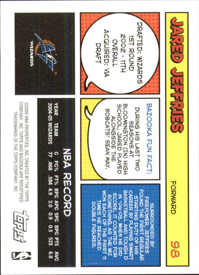 B6670- 2005-06 Bazooka Minis Basketball #s 1-220 -You Pick- 15+ FREE US SHIP - Picture 69 of 419