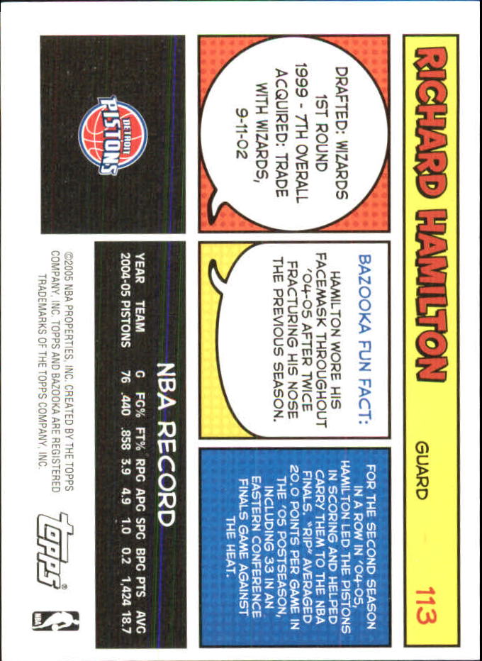 B6670- 2005-06 Bazooka Minis Basketball #s 1-220 -You Pick- 15+ FREE US SHIP - Picture 315 of 419
