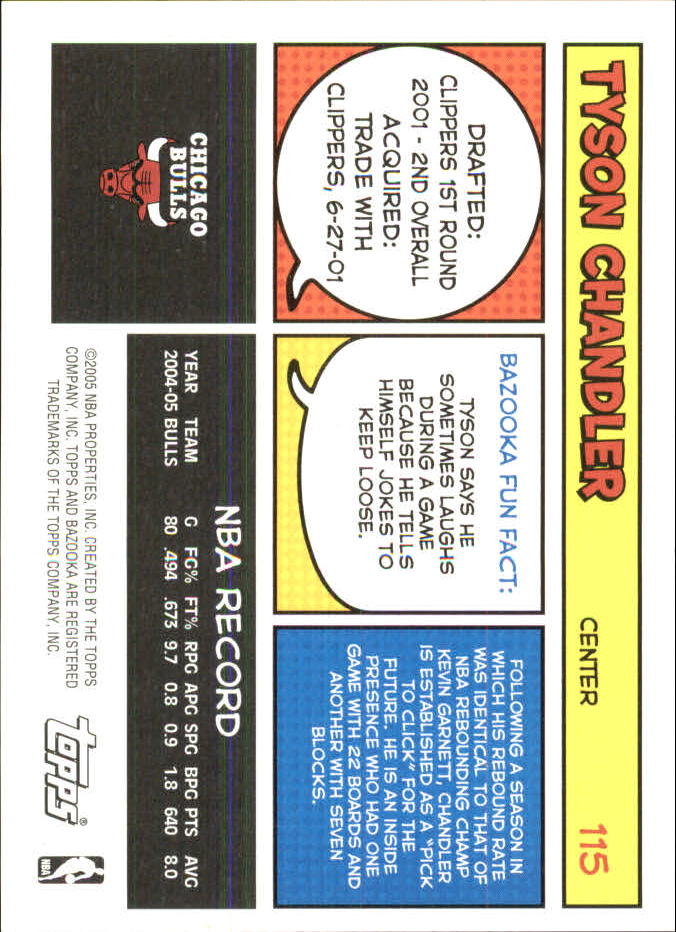 B6670- 2005-06 Bazooka Minis Basketball #s 1-220 -You Pick- 15+ FREE US SHIP - Picture 201 of 419