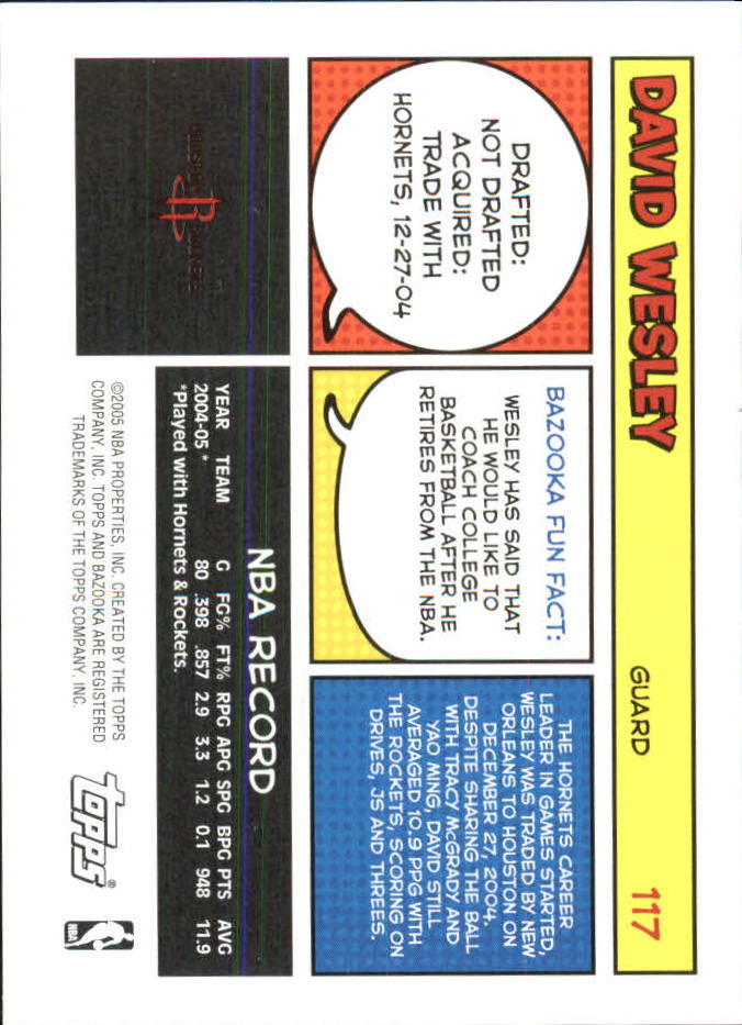 B6670- 2005-06 Bazooka Minis Basketball #s 1-220 -You Pick- 15+ FREE US SHIP - Picture 81 of 419