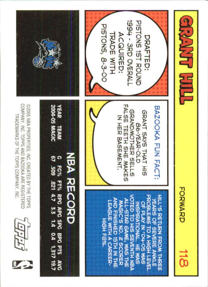 B6670- 2005-06 Bazooka Minis Basketball #s 1-220 -You Pick- 15+ FREE US SHIP - Picture 361 of 419