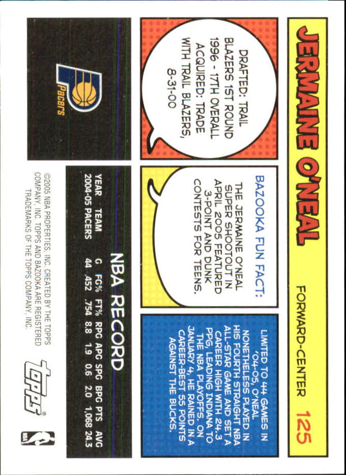 B6670- 2005-06 Bazooka Minis Basketball #s 1-220 -You Pick- 15+ FREE US SHIP - Picture 209 of 419