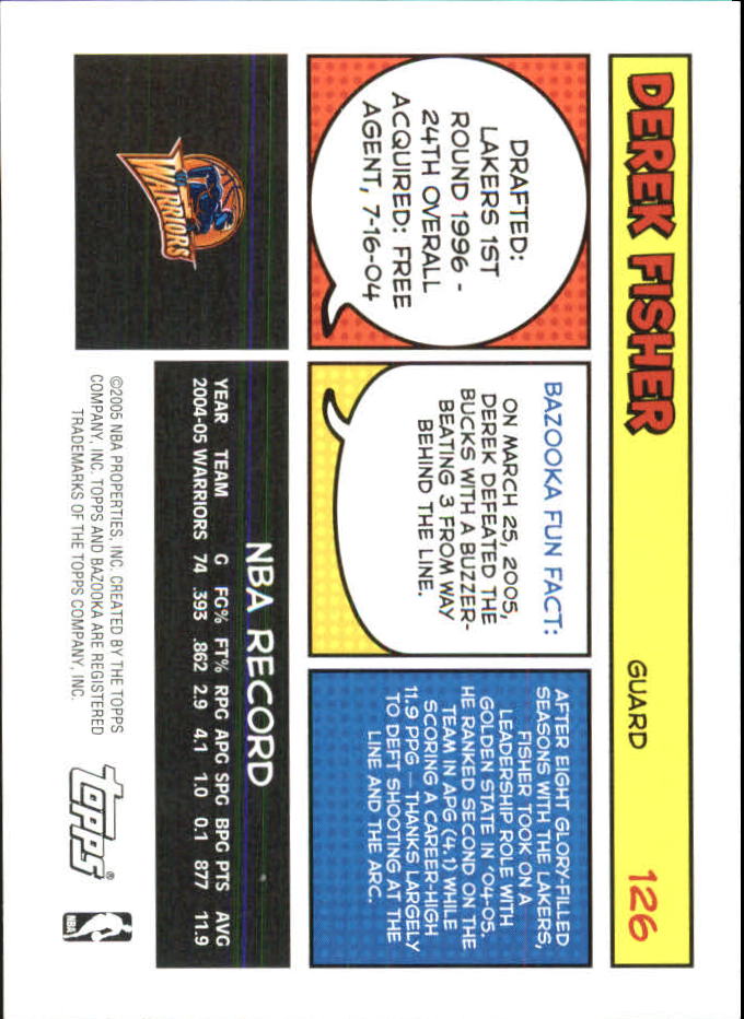 B6670- 2005-06 Bazooka Minis Basketball #s 1-220 -You Pick- 15+ FREE US SHIP - Picture 263 of 419
