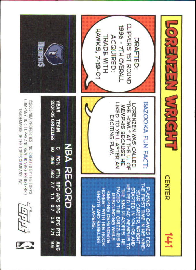 B6670- 2005-06 Bazooka Minis Basketball #s 1-220 -You Pick- 15+ FREE US SHIP - Picture 95 of 419