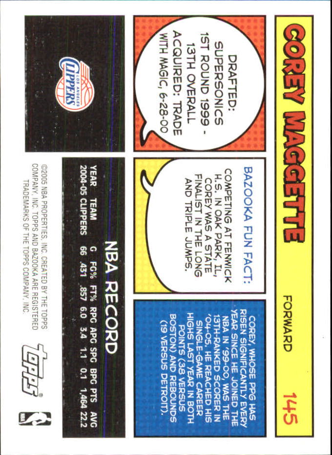 B6670- 2005-06 Bazooka Minis Basketball #s 1-220 -You Pick- 15+ FREE US SHIP - Picture 223 of 419