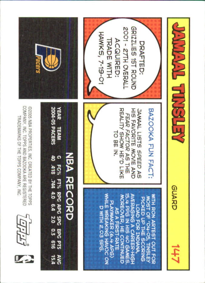 B6670- 2005-06 Bazooka Minis Basketball #s 1-220 -You Pick- 15+ FREE US SHIP - Picture 103 of 419