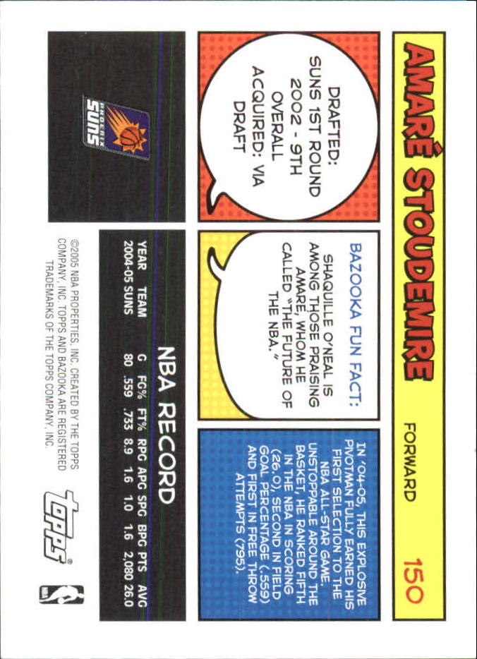 B6670- 2005-06 Bazooka Minis Basketball #s 1-220 -You Pick- 15+ FREE US SHIP - Picture 265 of 419