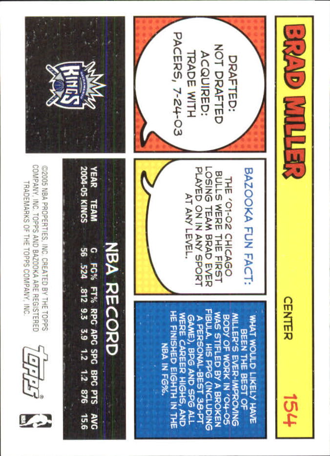 B6670- 2005-06 Bazooka Minis Basketball #s 1-220 -You Pick- 15+ FREE US SHIP - Picture 227 of 419