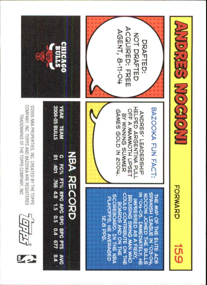 B6670- 2005-06 Bazooka Minis Basketball #s 1-220 -You Pick- 15+ FREE US SHIP - Picture 119 of 419