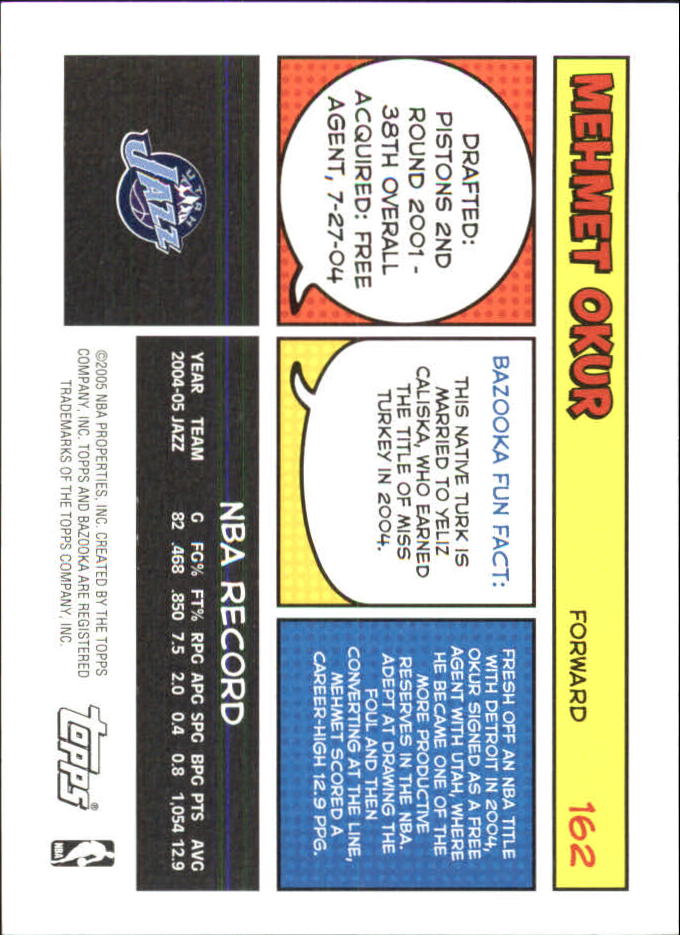 B6670- 2005-06 Bazooka Minis Basketball #s 1-220 -You Pick- 15+ FREE US SHIP - Picture 123 of 419
