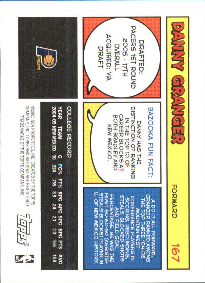 B6670- 2005-06 Bazooka Minis Basketball #s 1-220 -You Pick- 15+ FREE US SHIP - Picture 367 of 419