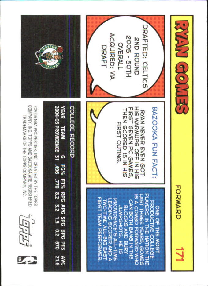B6670- 2005-06 Bazooka Minis Basketball #s 1-220 -You Pick- 15+ FREE US SHIP - Picture 319 of 419
