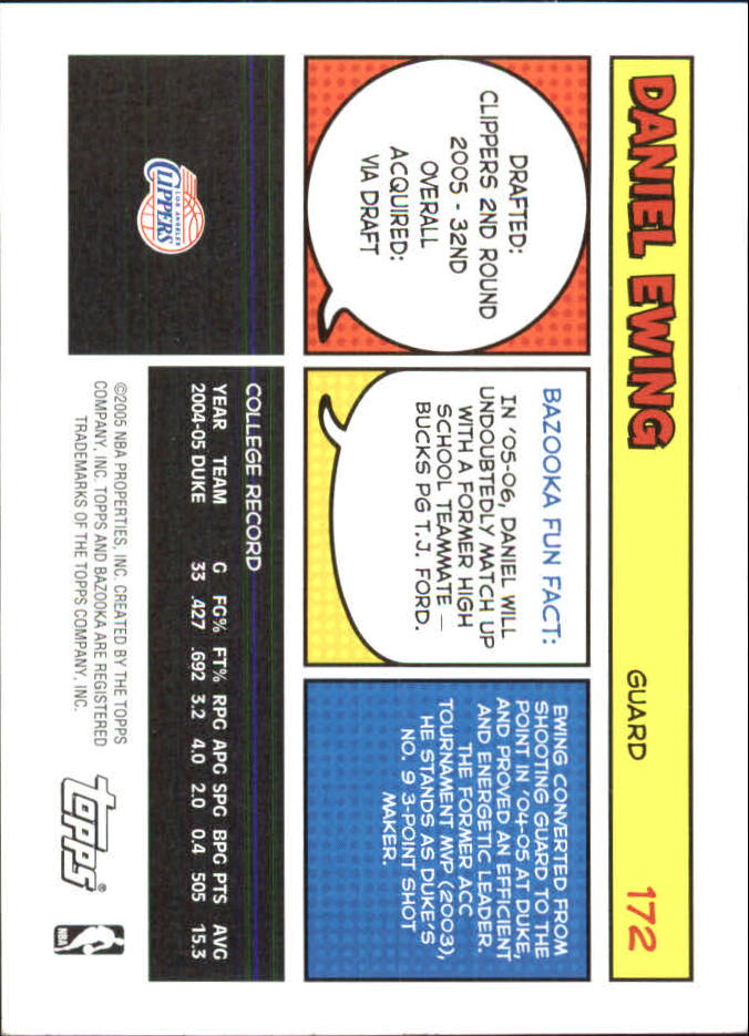 B6670- 2005-06 Bazooka Minis Basketball #s 1-220 -You Pick- 15+ FREE US SHIP - Picture 321 of 419