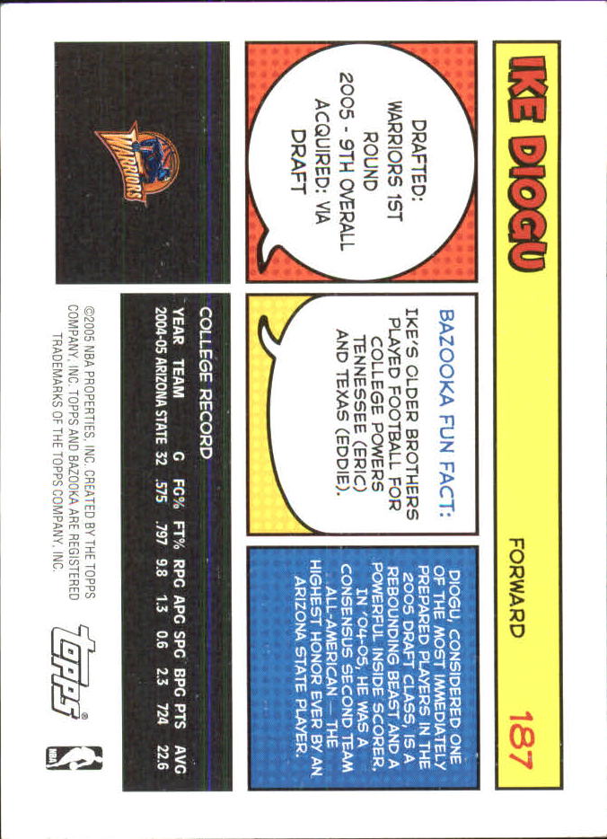 B6670- 2005-06 Bazooka Minis Basketball #s 1-220 -You Pick- 15+ FREE US SHIP - Picture 279 of 419