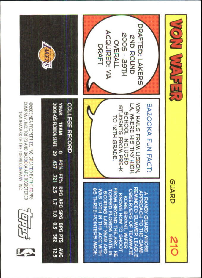 B6670- 2005-06 Bazooka Minis Basketball #s 1-220 -You Pick- 15+ FREE US SHIP - Picture 297 of 419