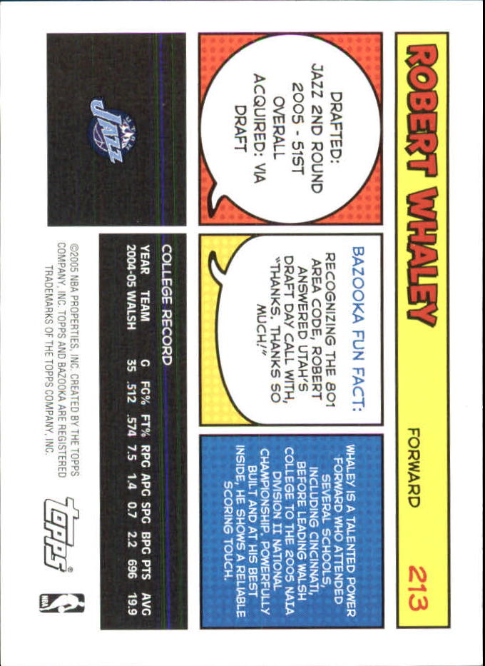 B6670- 2005-06 Bazooka Minis Basketball #s 1-220 -You Pick- 15+ FREE US SHIP - Picture 303 of 419