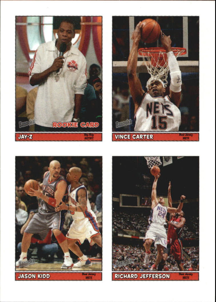 2005-06 Bazooka 4-on-1 Stickers #21 Jay-Z/Vince Carter/Jason Kidd/Richard  Jefferson - NM-MT