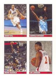 2005-06 Bazooka 4-on-1 Stickers #31 Grant Hill/Carmelo Anthony/Andre Iguodala/Joe Johnson