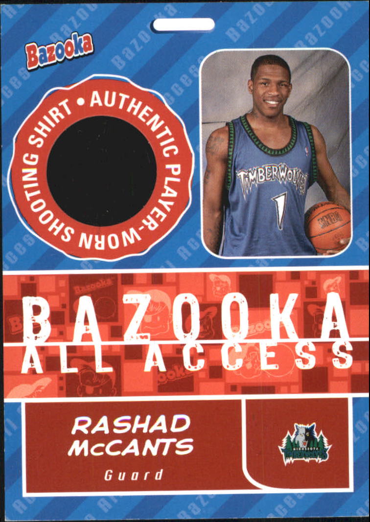2005-06 Bazooka All-Access Relics #RM Rashad McCants