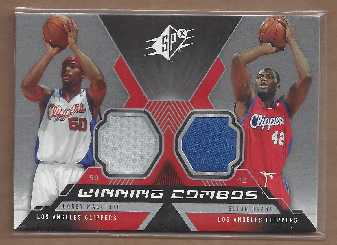 2005-06 SPx Winning Materials Combos #MB Corey Maggette/Elton Brand