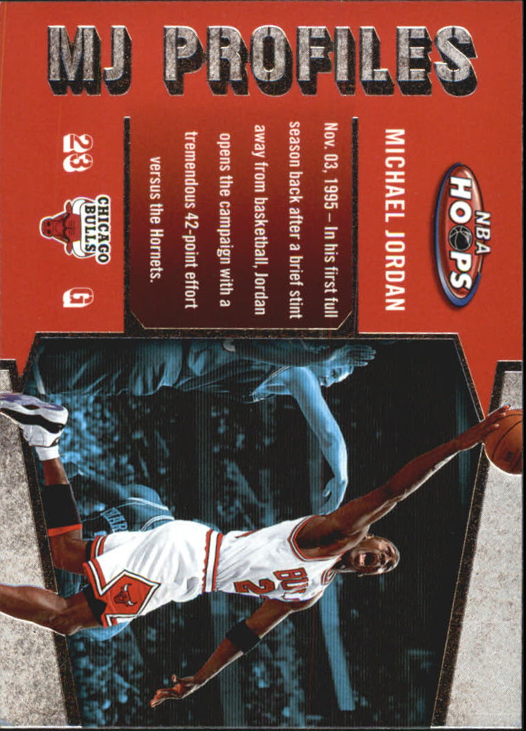 2005-06 Hoops MJ Profiles #MJ8 Michael Jordan