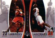 2005-06 Upper Deck Michael Jordan/LeBron James #LJMJ10 Michael Jordan/LeBron James