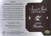 2005-06 Sweet Shot Jerseys #CB Caron Butler/250 back image