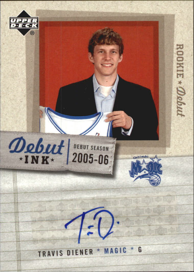2005-06 Upper Deck Rookie Debut Ink #TD Travis Diener