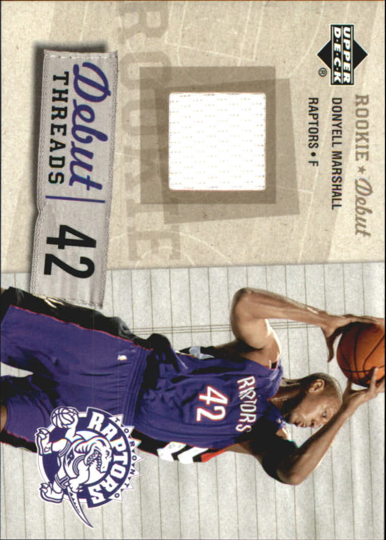 2005-06 Upper Deck Rookie Debut Threads #DO Donyell Marshall