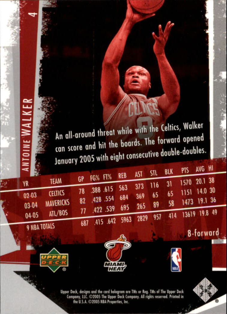 A8447- 2005-06 Upper Deck Slam Bk #s 1-120 +Rookies -You Pick- 15+ FREE US SHIP