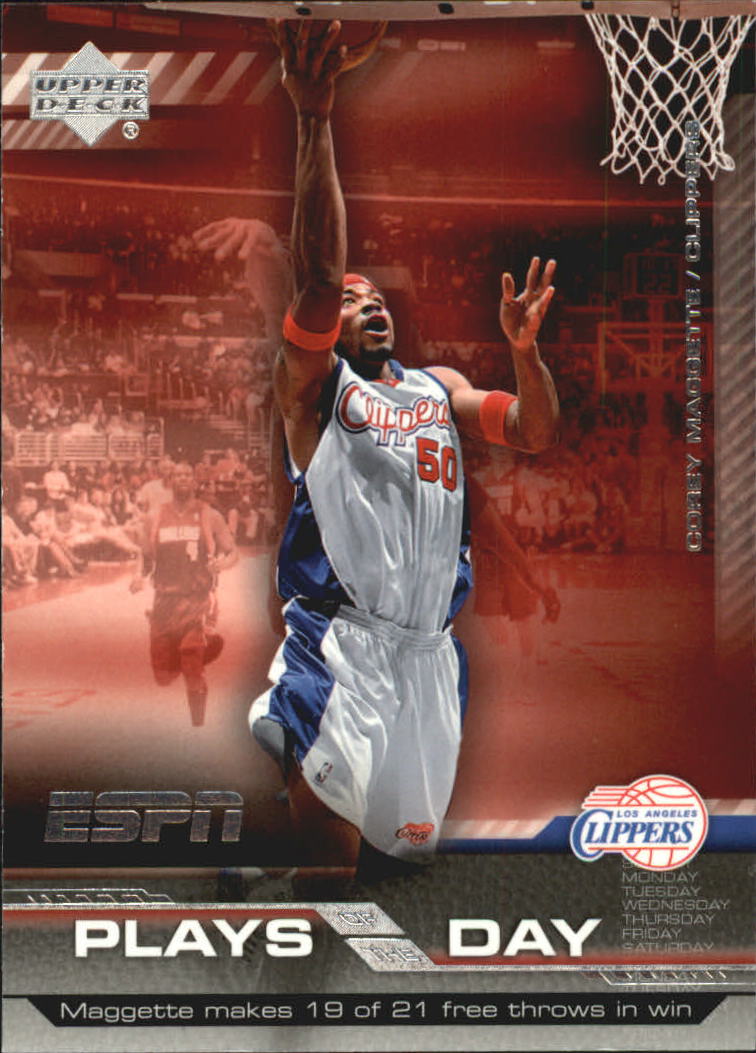 2005-06 Upper Deck ESPN Plays of the Day #PD6 Corey Maggette