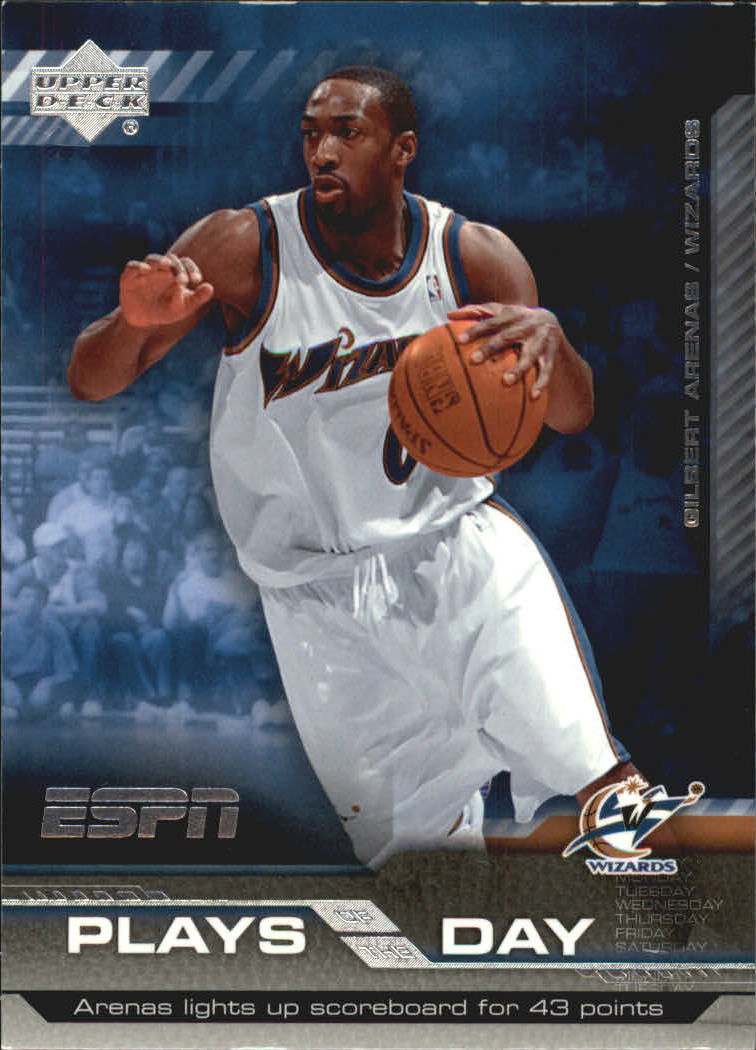2005-06 Upper Deck ESPN Plays of the Day #PD20 Gilbert Arenas