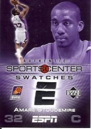 2005-06 Upper Deck ESPN Sports Center Swatches #AS Amare Stoudemire