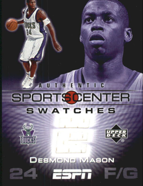 2005-06 Upper Deck ESPN Sports Center Swatches #DM Desmond Mason