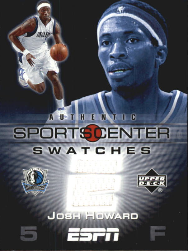 2005-06 Upper Deck ESPN Sports Center Swatches #JH Josh Howard