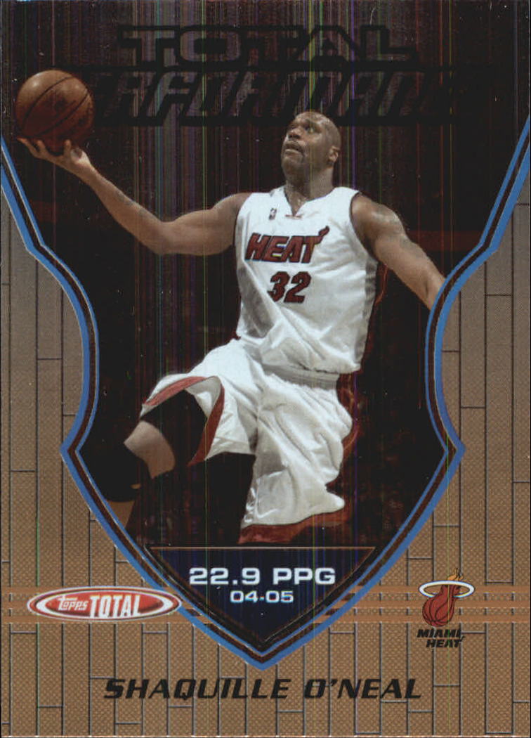 2005-06 Topps Total Performance #TP1 Shaquille O'Neal