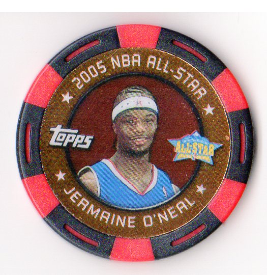 2005-06 Topps NBA Collector Chips Red Foil #47 Jermaine O'Neal